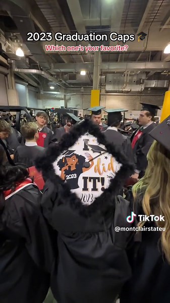 Little re-cap 🎓 of some of our favorie decorated graduation caps from our graduating Red Hawks 🙌❤️ #college #collegestudent #collegegraduate #graduation2023 #montclairstateuniversity