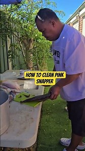 how to clean fish pink snapper