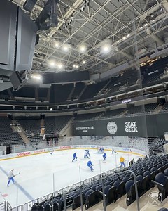 Our first skate at Delta Center 🏒 #LetsGoBuffalo | Buffalo Sabres