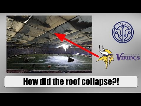 The Blizzard That Collapsed A Stadium - Metrodome Roof Collapse - Hubert H. Humphrey Metrodome