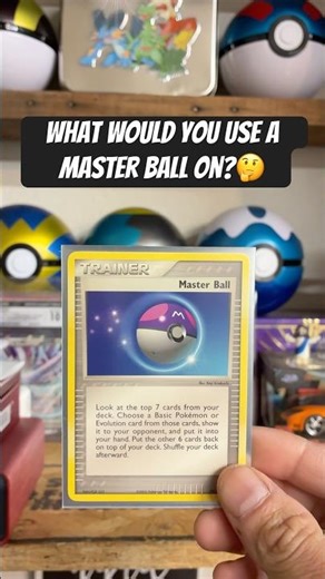 What Pokemon would you use a Master Ball on?🤔 #shorts #short