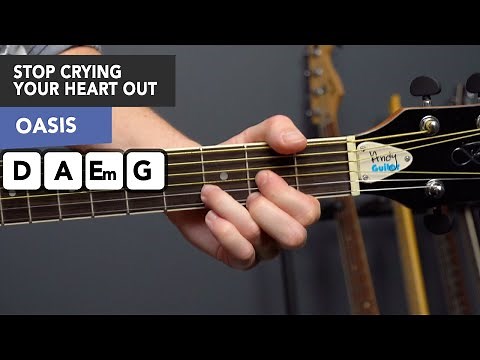Oasis - STOP CRYING YOUR HEART OUT Guitar Lesson Tutorial - Andy Guitar