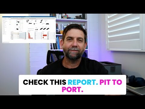 Mining Data Visualization: From Pit to Port in One Screen