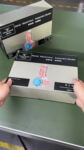 Building a Mini Single-Cylinder Engine Model Kit