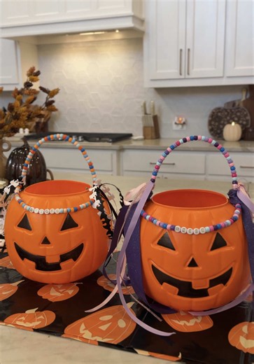 Easy Halloween Activity: Decorate Trick-or-Treat Buckets 🎃