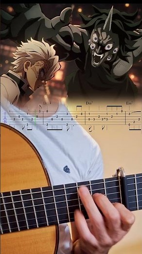 Infinity Castle Main Theme - Demon Slayer Guitar Fingerstyle TAB