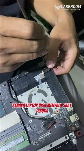laptop MSI GF75 MENYALA SENDIRI ‼️