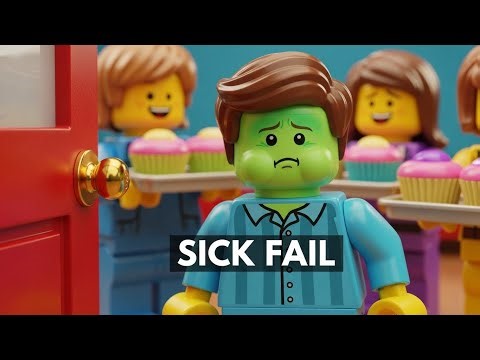 LEGO Sick Day - Funny Stop Motion Animation