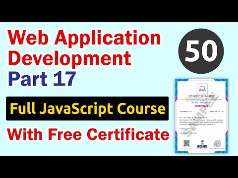 Web Application Development in JavaScript Part 17