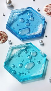 1M views · 44K reactions | Let's make a new and one-of-a-kind resin coaster today. 﫧The air bubbles are introduced and pressed using a PVC board. Anyone else starts enjoying the bubble effect technique too right now? #letsresin #epoxyresin #resinepoxy #diycraft #resinartist #craftingideas #resincrafts #resincoasters #coasters #resintutorial #resintray #handmadecoasters | Let's Resin | Facebook