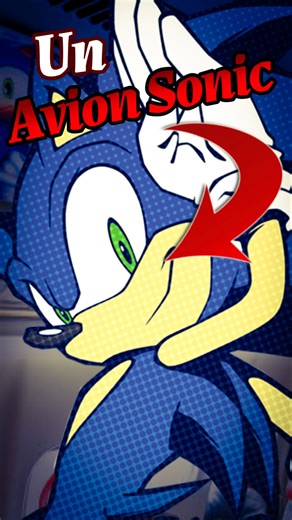 ✈️Un AVION Sonic✈️ #sonic #sonicthehedgehog #sonicteam #persona #sega #sonicnews #sonicteam