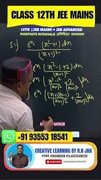 Indefinite integral: Technique made easy to solve #maths