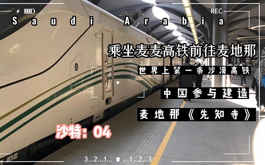 体验一下第一条沙漠高铁，麦麦高铁（中国企业参与建设）从麦加到麦地那，参观一下第二大清真寺先知寺