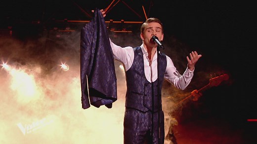 The Voice 2024 - Alphonse chante "Je m'voyais déjà" de Charles Aznazour (Demi-finale)