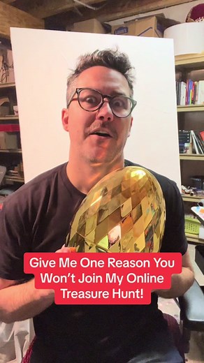 Hello Gunter, Join my online treasure hunt, have fun, win prizes! So easy. Gunters Inc. #guntersinc #treasurehunt #gunter #gunters #readyplayerone #indianajones #2024NewYearsEgg