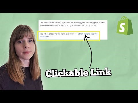 Adding Links to Product Descriptions on Your Shopify Store