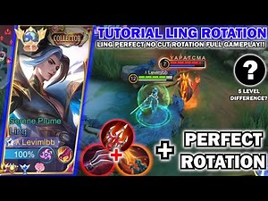 LING FASTHAND PERFECT ROTATION + ON POINT COMBO!! | LING NO CUT GAMEPLAY ROTATION TUTORIAL!!