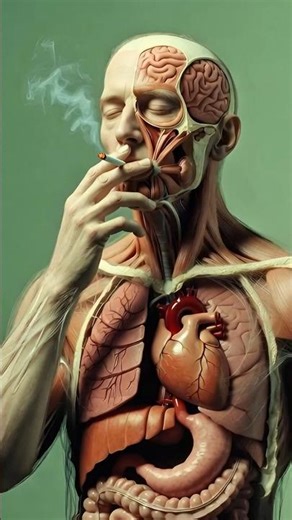 What happens inside your lungs when you inhale a cigarette? 🚬