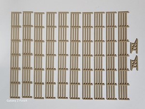 Fencing Railings OO HO New 10 Pack Wood  Gauge 1:76 Scale Models Train Railway  | eBay UK
