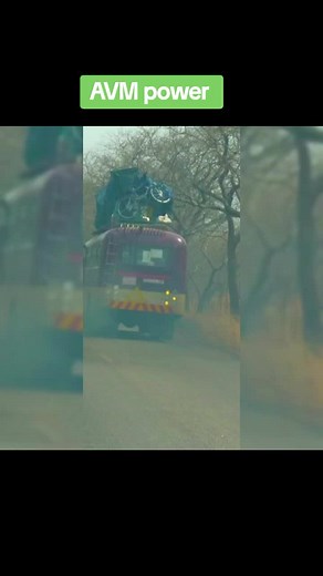 Explore the AVM POWER Blue and Yellow Bus Journey