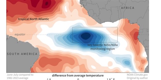 Is there a weather phenomenon known as the Atlantic Nina?