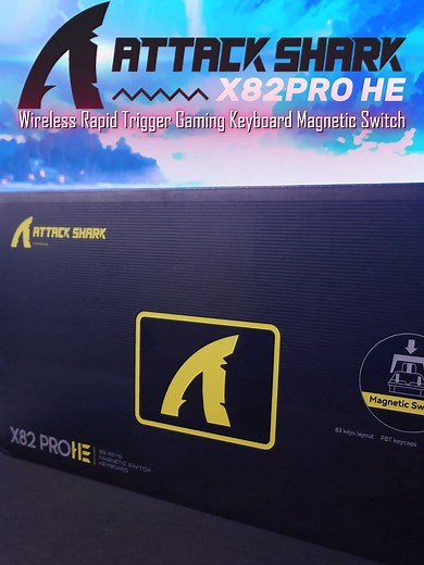 Attack Shark X82Pro HE: Gamers’ Keyboard Revolution