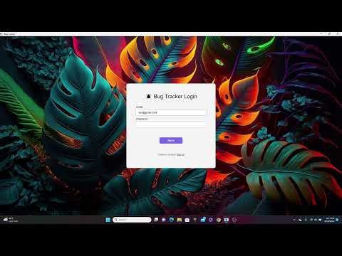 Bug Tracker Demo