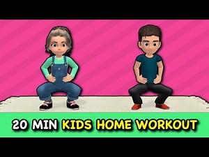 20 Min Kids Home Workout: Flex & Flow For Agile Movement - Videos For Kids