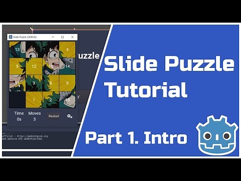 Part 1 - Intro | 2D Slide Puzzle Tutorial | Godot