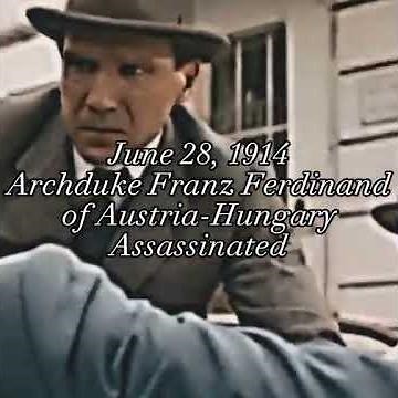 The Spark That Ignited WWI: The Assassination of Franz Ferdinand