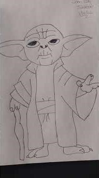 Drawing of Yoda! #yoda #starwars