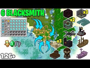 🔥Ultimate [God Seed] For Minecraft 26.0 Bedrock & PE | 6 Blacksmith village Seed Bedrock 26.0