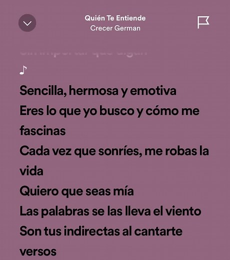 Quién Te Entiende: Letra y Karaoke de Crecer Germán