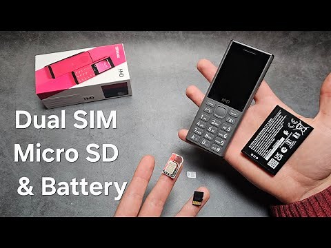 Nokia HMD 130 Music - How to Insert SIM Card, Micro SD Memory Card & Battery ( Dual SIM Phone )