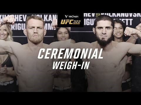 VeChain UFC 322: Ceremonial Weigh-In