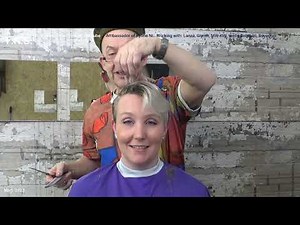 PIXIE SHORT HAIR! Firts Platinum than *TRENDY PINK *! ILSE That feels good T.K.S.