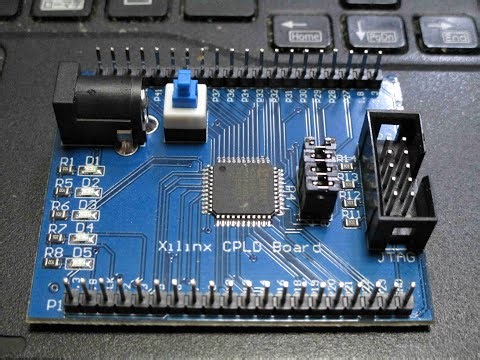 To practice with XILINX CPLDs, I purchased an XC9536XL board for learning purposes.