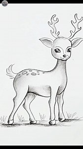 160K views · 3.3K reactions | Easy pencil sketch ideas | Cute Deer easy drawing #drawingforbeginners #drawing #sketch #pencilsketch Music credit - https://business.facebook.com/sound/collection/?sound_collection_tab=sound_tracks&asset_id=835962018179957&reference=artist_attr | Drawing Book | Facebook