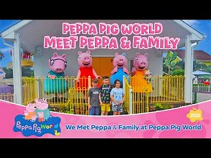Meet Peppa Pig and Family at PEPPA PIG WORLD Paultons Park (Aug 2026) [4K]