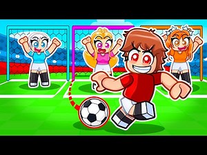 Last To Score Loses In Roblox With MY CRAZY FAN GIRLS...