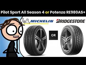 Michelin Pilot Sport All Season 4 or Bridgestone Potenza RE980AS+ (Comparison and Review)