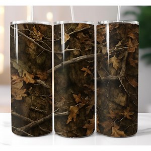 Real Tree Camo Tumbler Wrap: Hunting Camouflage PNG (digital Download - Etsy