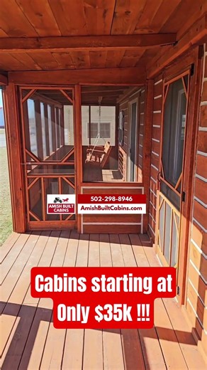 ONLY $35K FOR A CABIN?!? WE BUILD AMISH MODULAR CABINS AND PREFAB HOMES AT AN AFFORDABLE PRICE