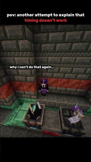 timing doesn't work to get mace..