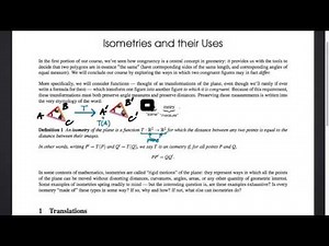 325.7A What is an Isometry?