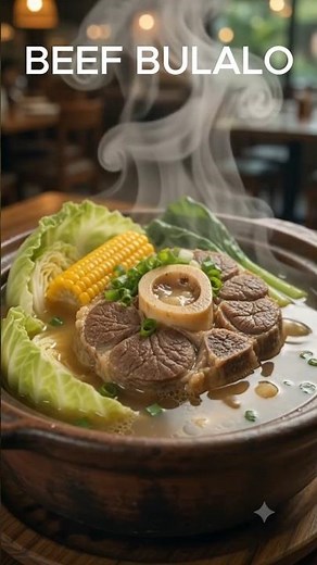 Best Filipino Bulalo Recipe | Rich Beef Bone Marrow Soup | Easy Homemade Bulalo #shorts