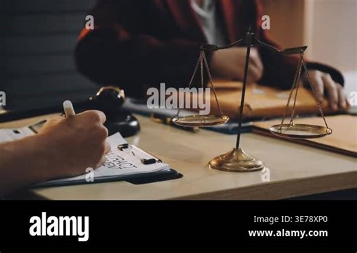 justice, justice concept. judge gavel with scales, justice gavel and businessman working at office. law and justice concept Stock Video Footage - Alamy