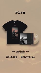 Have you placed your pre-order for RISE yet? Drop a comment below what you're grabbing! 🔥 Tan smoke vinyl LP 💿 CD 🎶 Signed vinyl test pressing 👚 T-Shirt Grab yours at: https://store.sunrecords.com/collections/melissa-etheridge | Melissa Etheridge