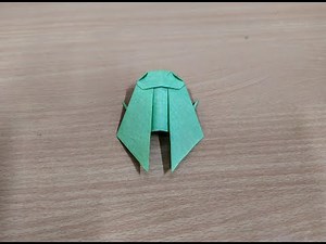 How To Make A Paper Cicada Easy - Origami Cicada