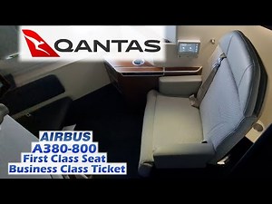 Qantas Business Class Airbus A380-800 Flight Review / Sydney to Hong Kong / 4K